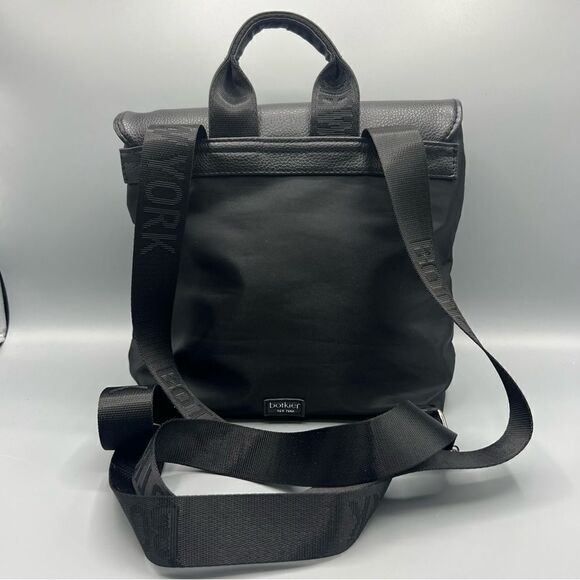 Botkier New York Black Mini Trigger Backpack Nylon Daypack Bag - Picture 3 of 7